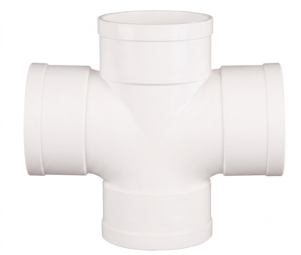 PVC-U Double Sanitary Tee